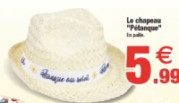 Le chapeau 'Pétanque'