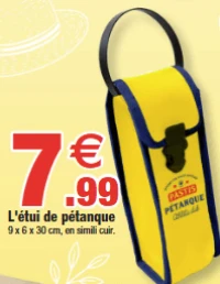 L'étui de pétanque