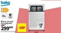 Beko Lave vaisselle full intégrable