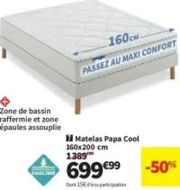 Matelas Papa Cool 160x200 cm