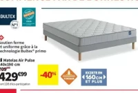 Matelas Air Pulse Bultex 140x190 cm