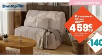 Banquette-lit BZ Lune Dunlopillo