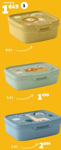 Boîte à gouter en polypropylène