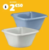 Bassine en plastique 9L