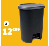Poubelle à pédale 27L GiFi