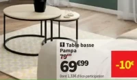 Table basse Pampa