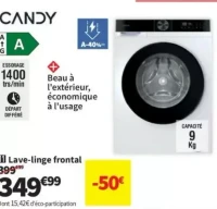 Lave-linge frontal Candy GD 49B10C-S
