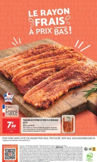 Tranches de poitrine de porc à la mexicaine