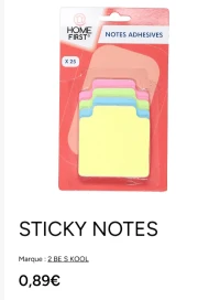 Sticky Notes 2 BE S KOOL