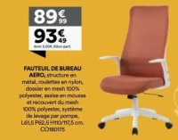 Fauteuil de bureau Aero