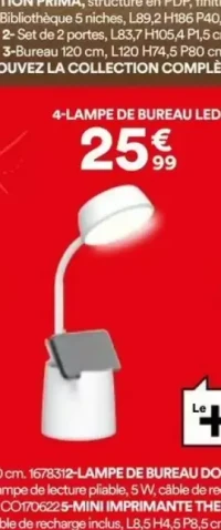 Lampe de bureau LED Penny