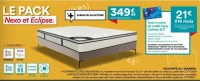 Pack Matelas + Sommier Nexo et Eclipse