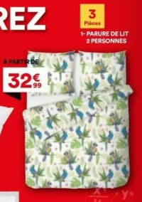 Parure de lit 2 personnes Vonala