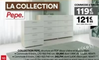 Commode 4 tiroirs Pepe
