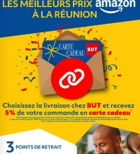 5% de votre commande Amazon en carte cadeau BUT