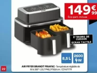 Air fryer Brandt FRIAF2C