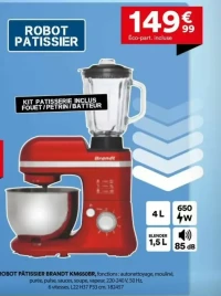 Robot pâtissier Brandt KM650BR