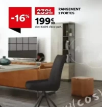 Rangement 2 portes Snapp