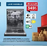Lave-vaisselle Brandt LVC337B