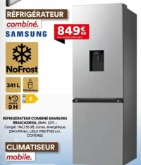 Réfrigérateur combiné Samsung RB34C632ESA
