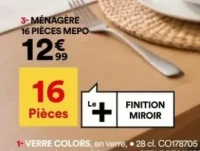 Ménagère 16 pièces Mepo