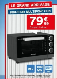 Mini-Four Multifonction Brandt FC215MB
