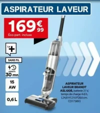 Aspirateur laveur Brandt ASL120B