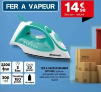 Fer à vapeur Brandt BFV10G