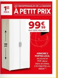 Armoire 2 portes Loca