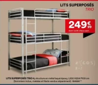 Lits superposés Trio 4