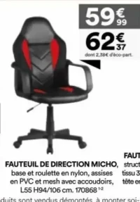 Fauteuil de direction Micho