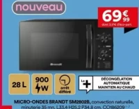 Micro-ondes Brandt SM2802B