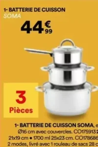 Batterie de cuisson Soma