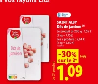 Saint Alby Dés de jambon