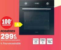 Four encastrable Rosières R FC33586PN1