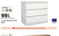 Commode 3 tiroirs Best