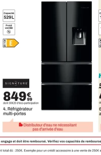 Réfrigérateur multi-portes Signature