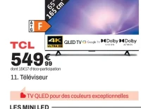 Téléviseur TCL 65P71K