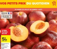 Nectarine jaune ou blanche