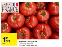 Tomate ronde charnue