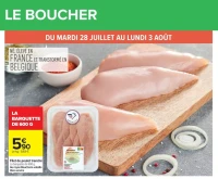 Filet de poulet tranché