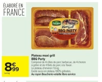 Plateau maxi grill BBQ Party Socopa