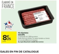 16 chipolatas SOCOPA