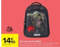 Sac à dos Jurassic World