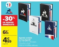 Agenda scolaire Le Coq Sportif