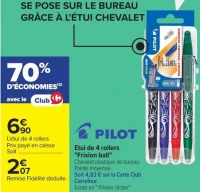 Pilot Etui de 4 rollers "Frixion ball"