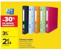 Classeur souple Oxford