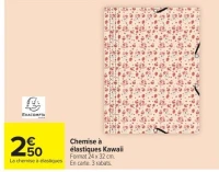 Chemise à élastiques Kawaii Exacompta