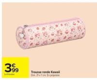 Trousse ronde Kawaii