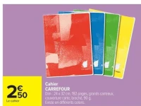 Cahier CARREFOUR
